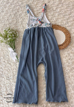 Load image into Gallery viewer, Clover Tie Pants Romper Mice Friends & Flowy Pants 726