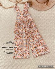 Load image into Gallery viewer, Natalia Romper Floral with Ruffled Straps Wide Long Flow Pants 726