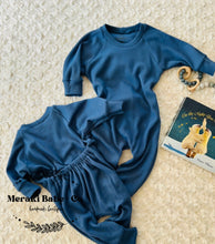 Load image into Gallery viewer, Meadow Romper Blue 817
