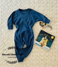 Load image into Gallery viewer, Meadow Romper Blue 817
